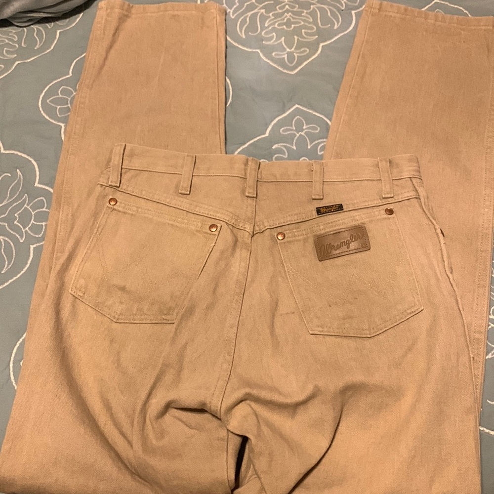 Wrangler Men’s 30x36 Khaki Jeans